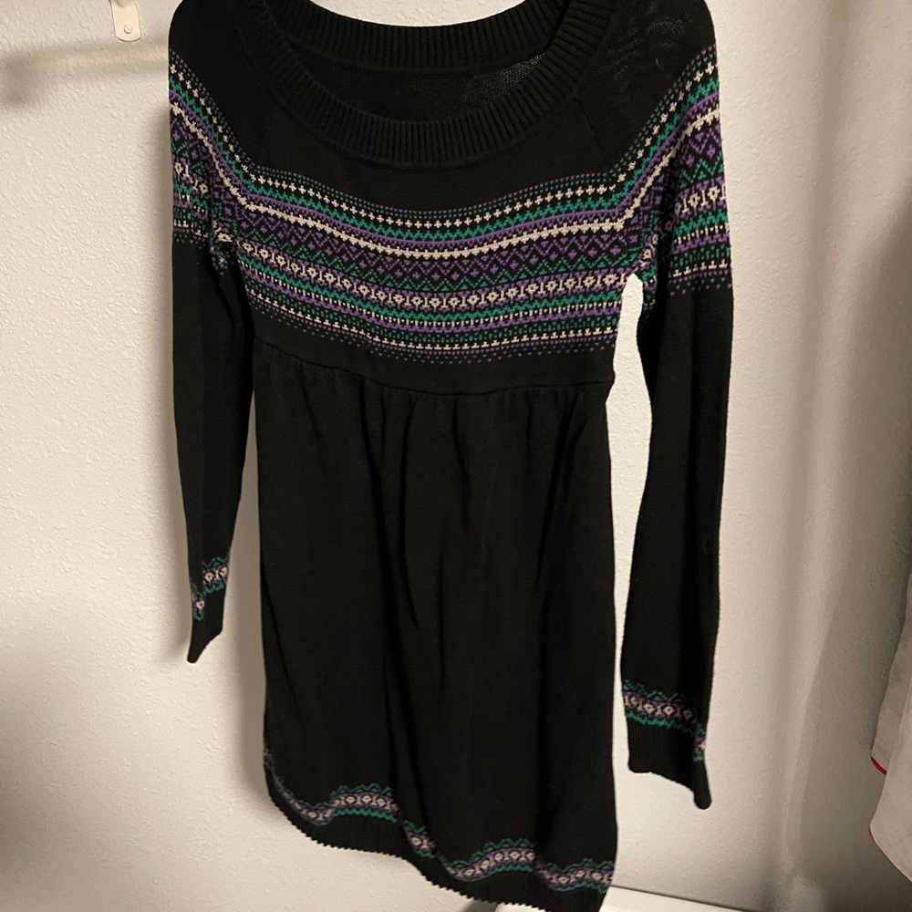 Tildon babydoll mini sweater dress women’s medium - Picture 8 of 10